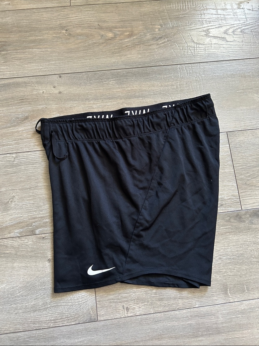 Nike Women's Black Athletic Shorts with Swoosh in EUC - Picture 13 of 14
